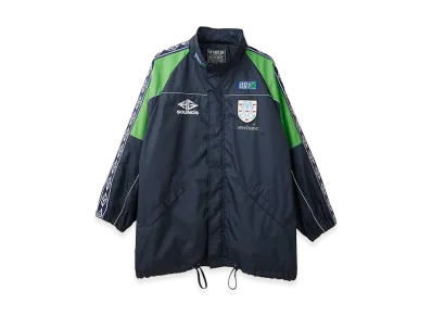 HYSTERIC GLAMOUR GREEN SONIC Stand Collar Jacket "Navy"