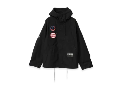 HYSTERIC GLAMOUR DISCO SUCKS Patch Hooded Jacket "Black"