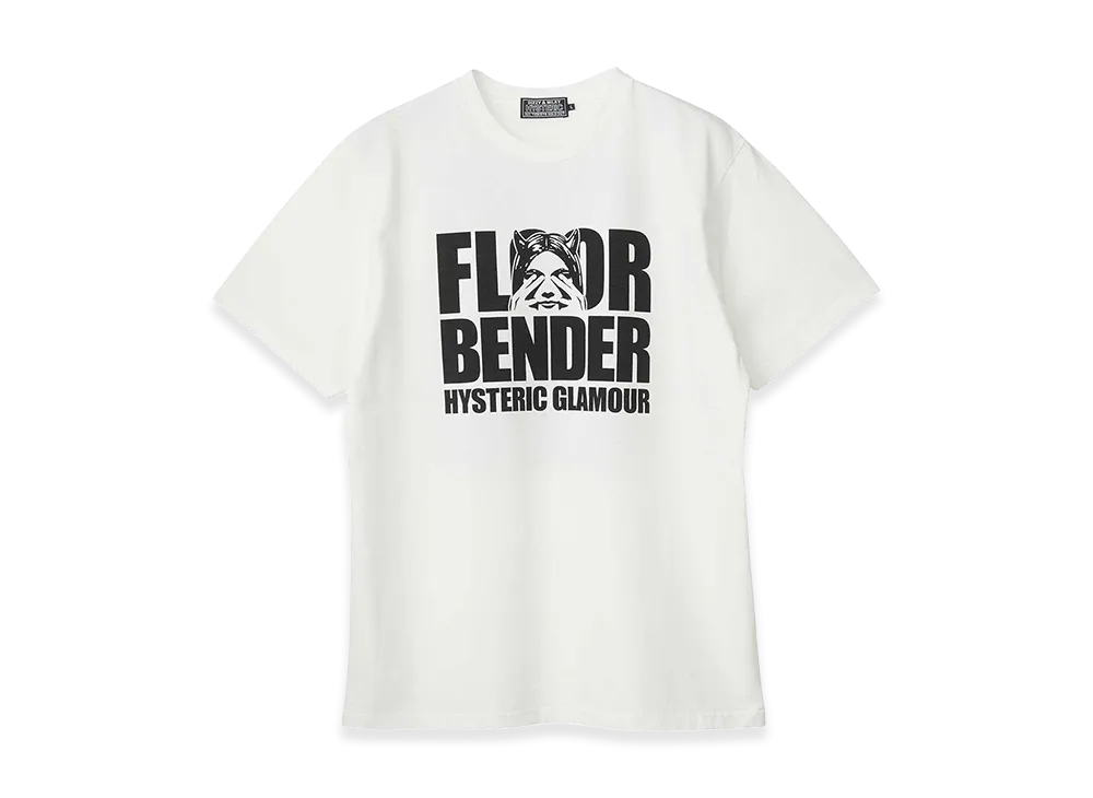 HYSTERIC GLAMOUR FLOOR BENDER T-Shirt "White"