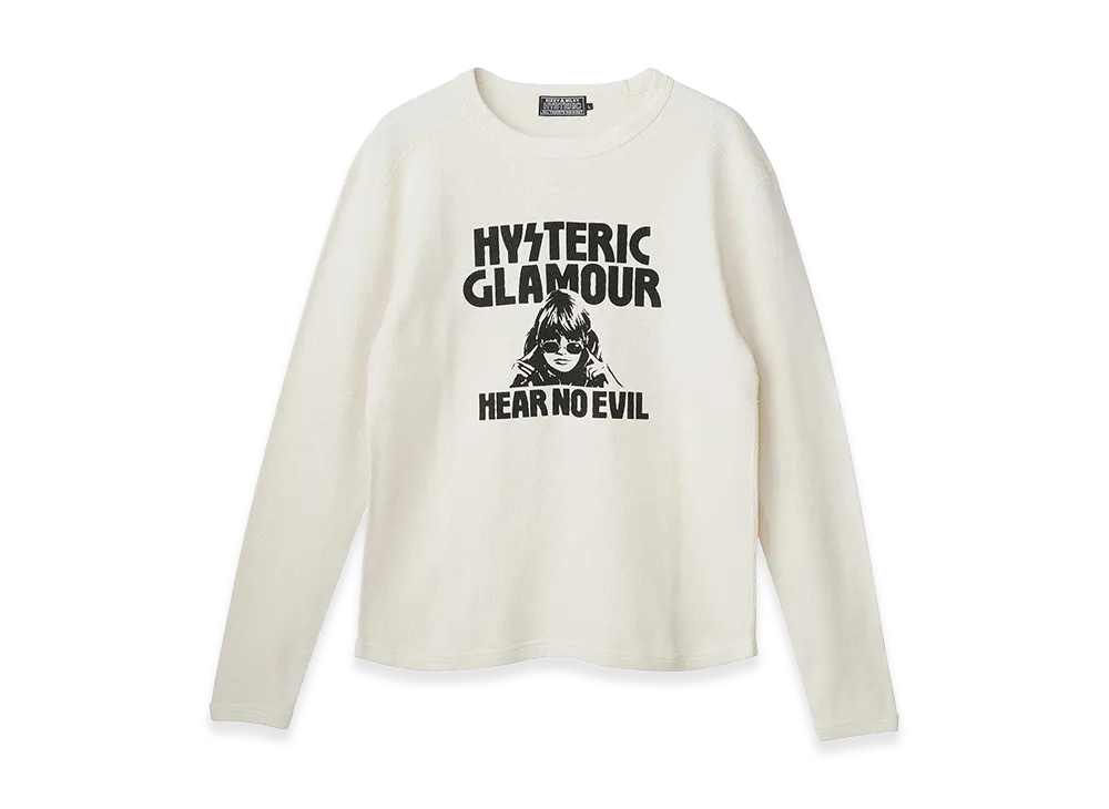 HYSTERIC GLAMOUR HEAR NO EVIL T-Shirt "White"