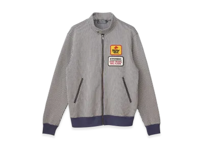 HYSTERIC GLAMOUR SUPER HYS Patch Track Jacket "Navy"