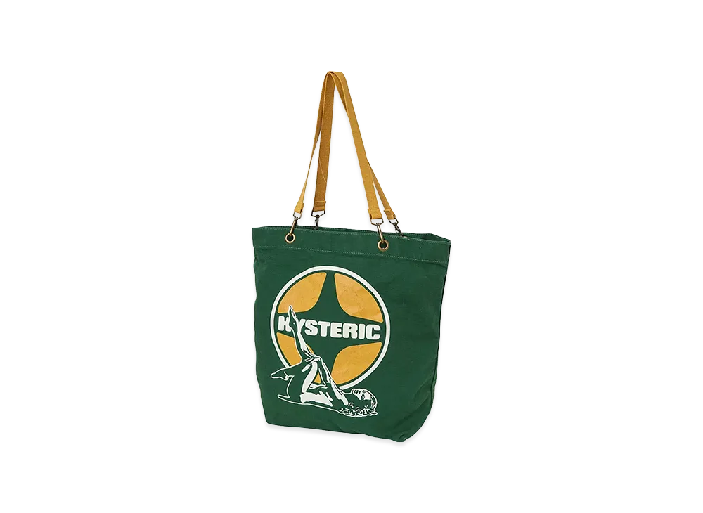 HYSTERIC GLAMOUR LEISURE WOMAN Tote Bag "Green"