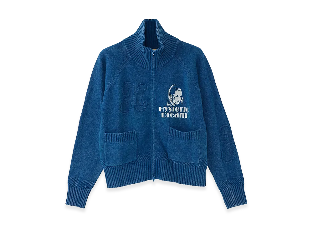 HYSTERIC GLAMOUR Women's HYSTERIC DREAM Jacket "Dark Indigo Blue"