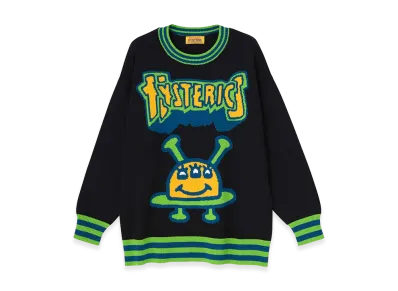HYSTERIC GLAMOUR Women's HYSTERIC UFO Knit Sweater "Black"