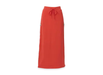 HYSTERIC GLAMOUR Women's SEE NO EVIL Patch Long Skirt "Red"