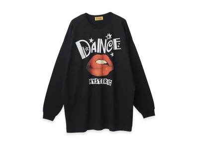 HYSTERIC GLAMOUR Women's DANCE Oversized T-Shirt "Black"