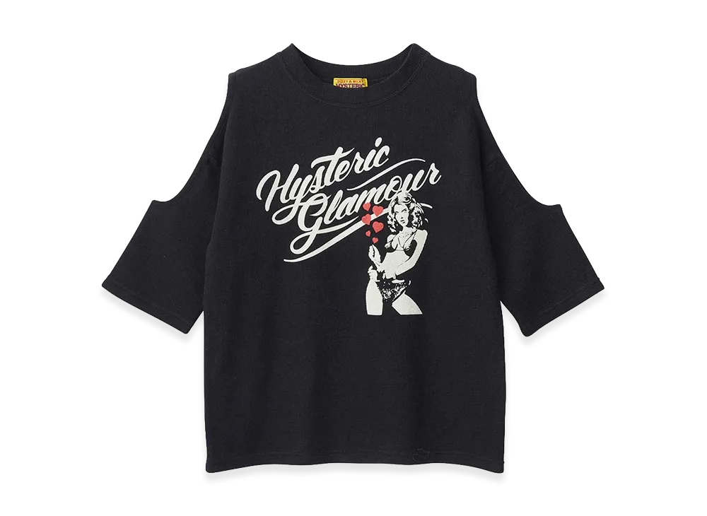 HYSTERIC GLAMOUR Women's HYSTERIC GIRL HEARTS Pullover "Black"