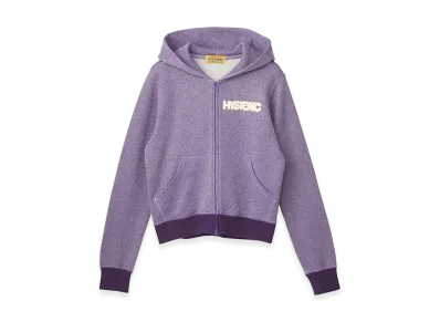 HYSTERIC GLAMOUR Women's CHAINSAW BUNNY Cropped Hoodie "Purple"