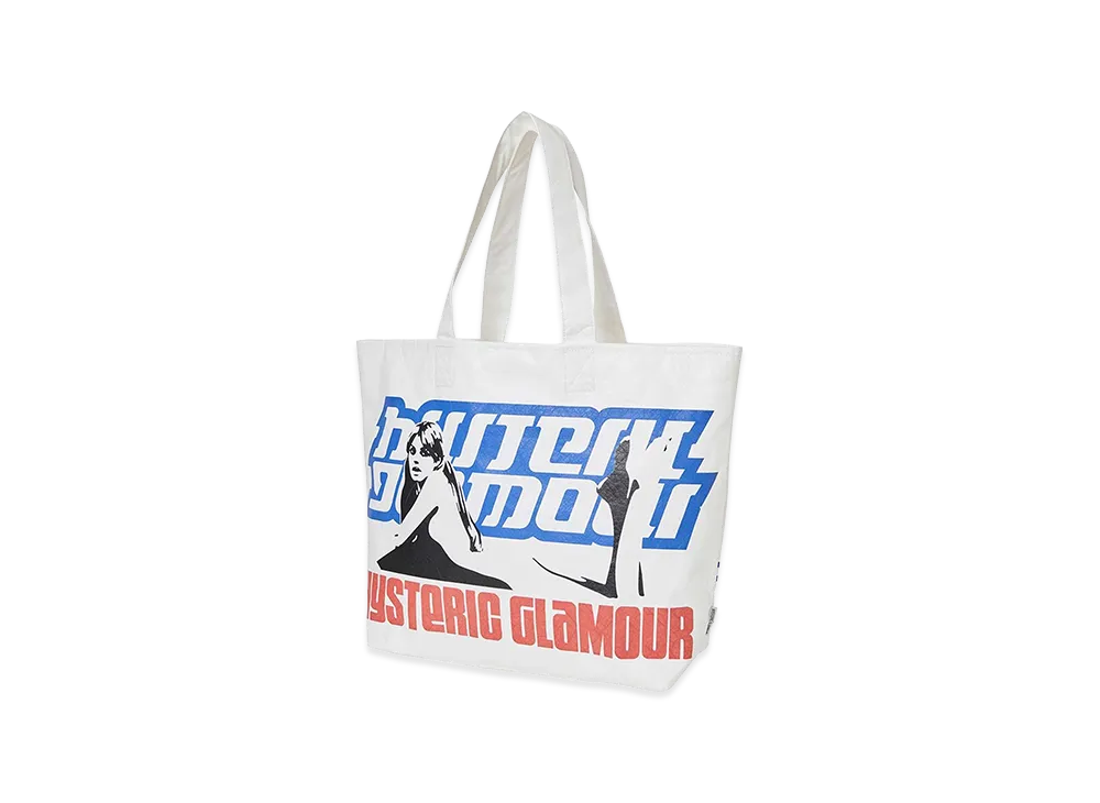 HYSTERIC GLAMOUR Women's HYSTERIC BOX Tote Bag "White"