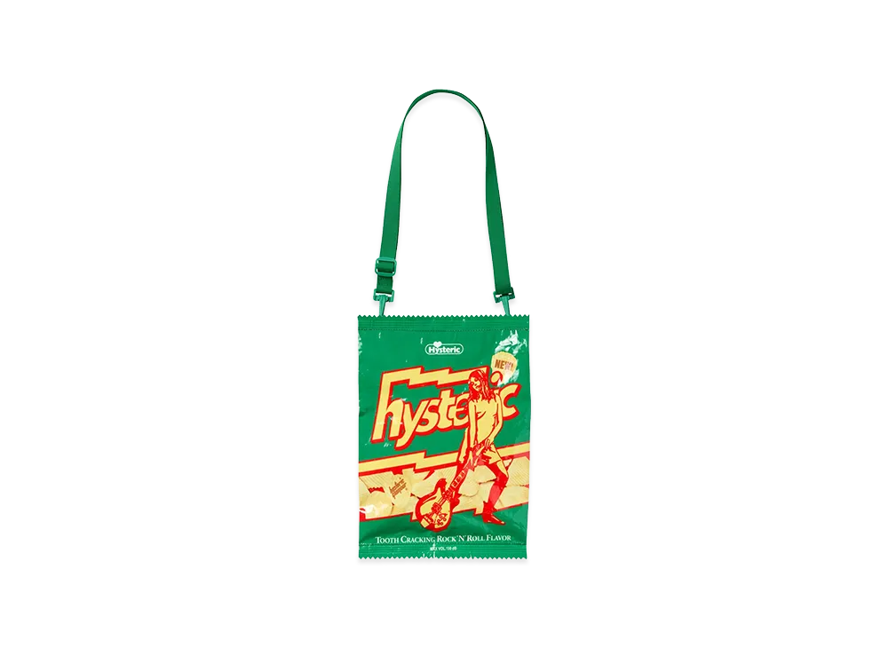 HYSTERIC GLAMOUR Women's PICK THE CRUNCH Shoulder Bag "Green"