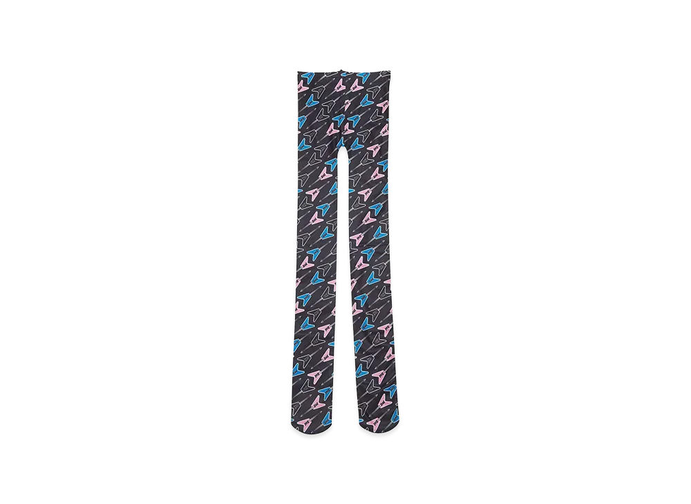 HYSTERIC GLAMOUR Women's HG FLYING V Leggings "Black"