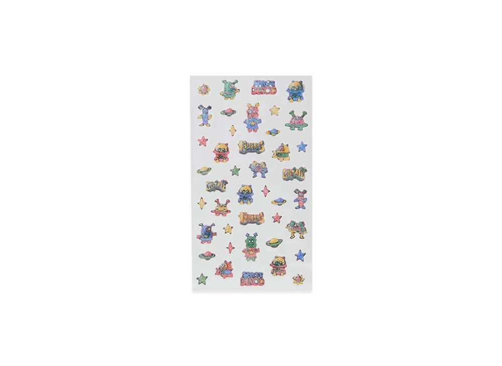 HYSTERIC GLAMOUR Women's SPACE DISCO Drop Sticker "Multi"
