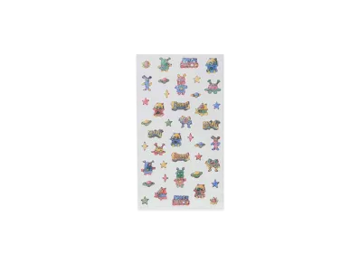 HYSTERIC GLAMOUR Women's SPACE DISCO Drop Sticker "Multi"