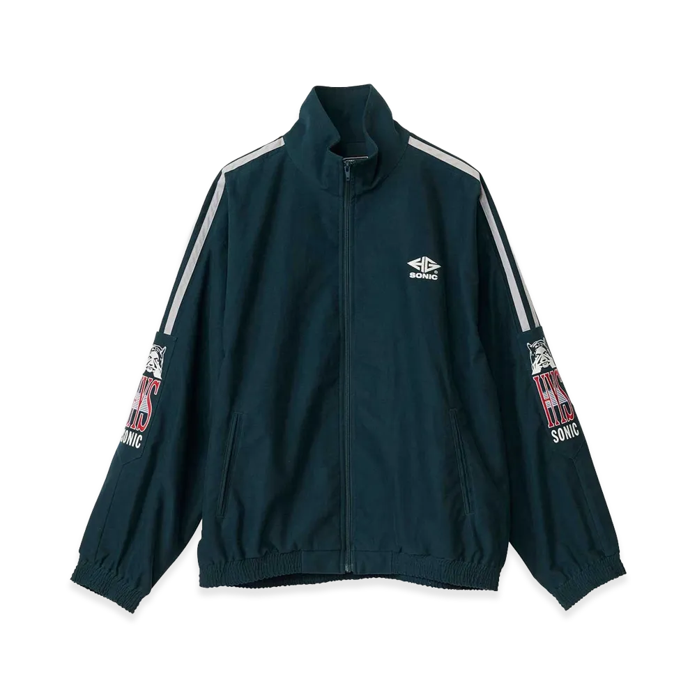HYSTERIC GLAMOUR HYS Sonic Embroidery Track Jacket "Green"