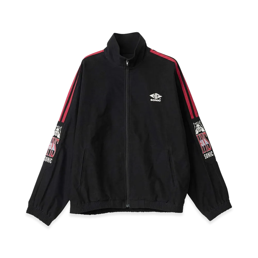 HYSTERIC GLAMOUR HYS Sonic Embroidery Track Jacket "Black"