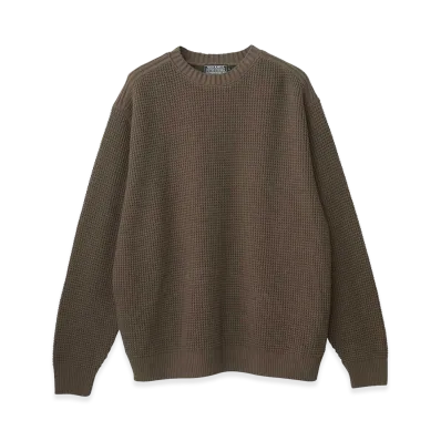 HYSTERIC GLAMOUR Dizzy & Milky Sweatshirt Docking Sweater "Khaki"