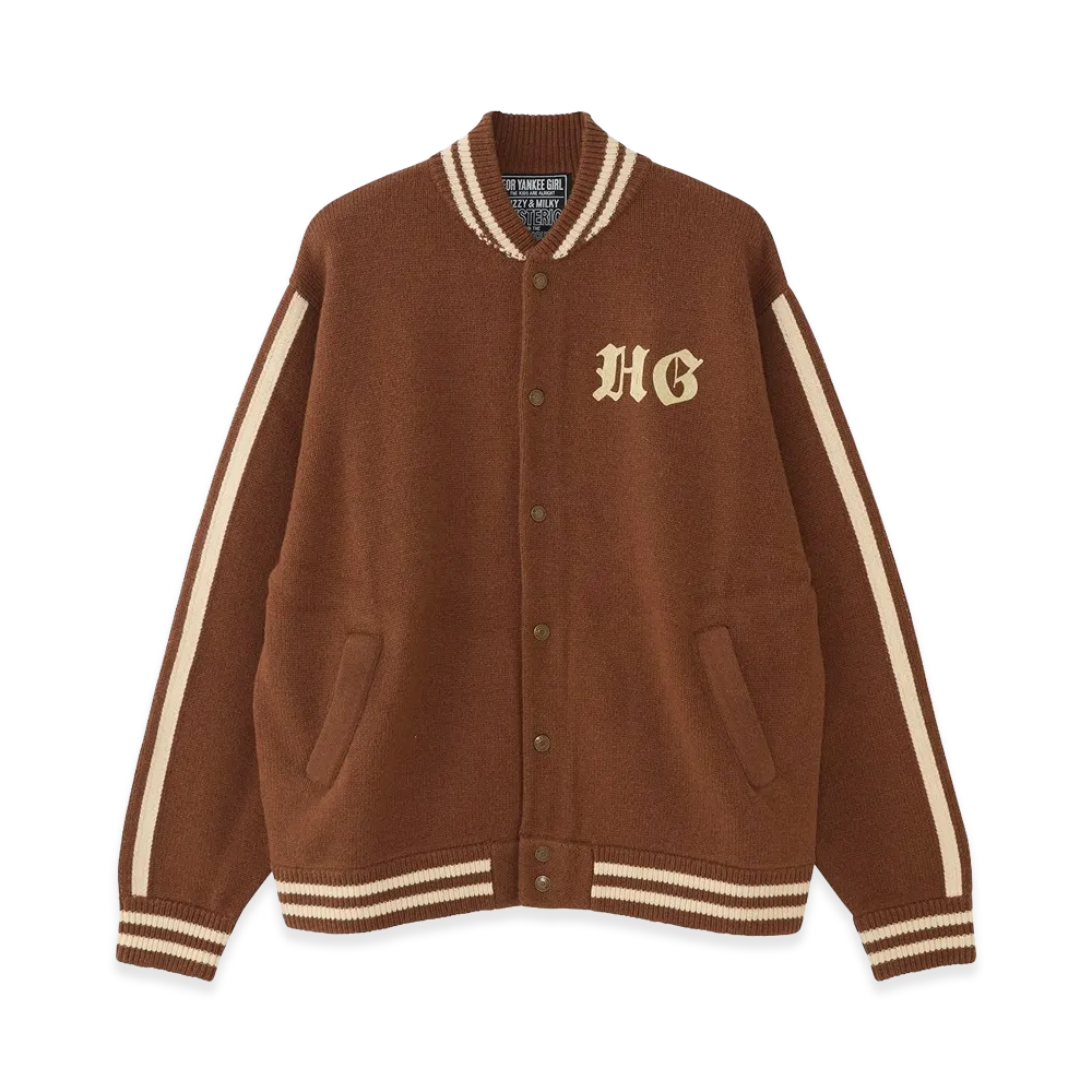 HYSTERIC GLAMOUR HG Motorcycle Embroidery Pharaoh Jacket "Brown"