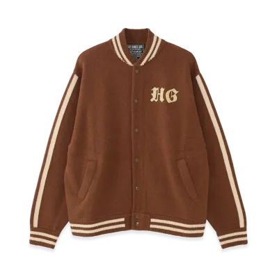 HYSTERIC GLAMOUR HG Motorcycle Embroidery Pharaoh Jacket "Brown"