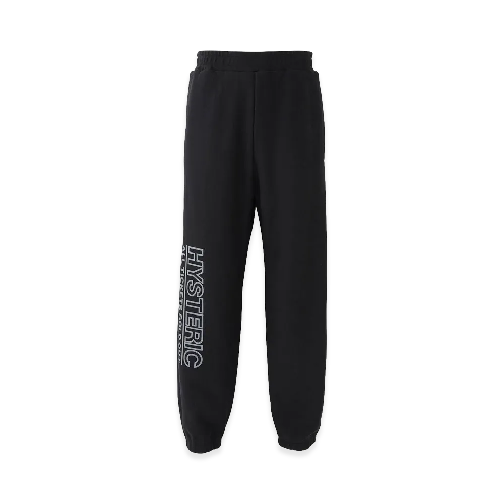 HYSTERIC GLAMOUR All Tickets Sweatpants "Black"