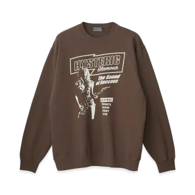 HYSTERIC GLAMOUR HG Sound Of Success Tee "Brown"