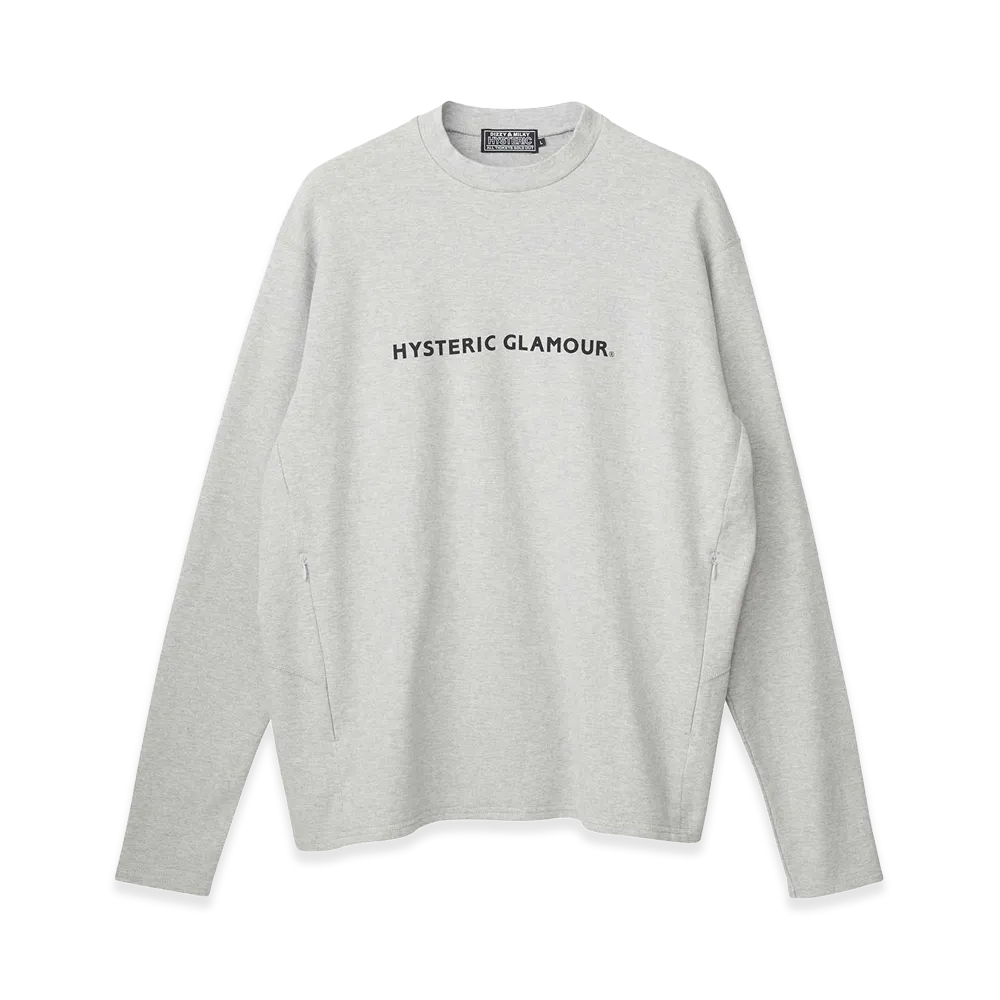 HYSTERIC GLAMOUR Hysteric Logo Tee "Top Gray"