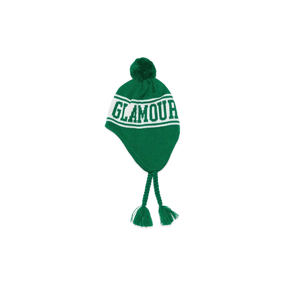 HYSTERIC GLAMOUR Hysteric Logo Earflap Knit Cap "Green"