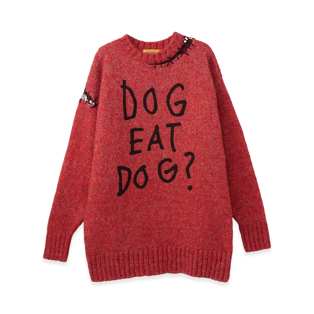 HYSTERIC GLAMOUR Women's Dog Eat Dog Dress "Red"