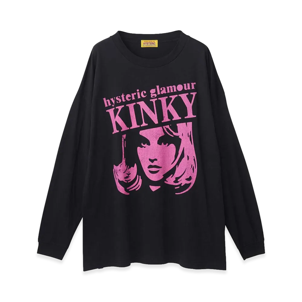 HYSTERIC GLAMOUR Women's Hysteric Kinky Tee "Black"