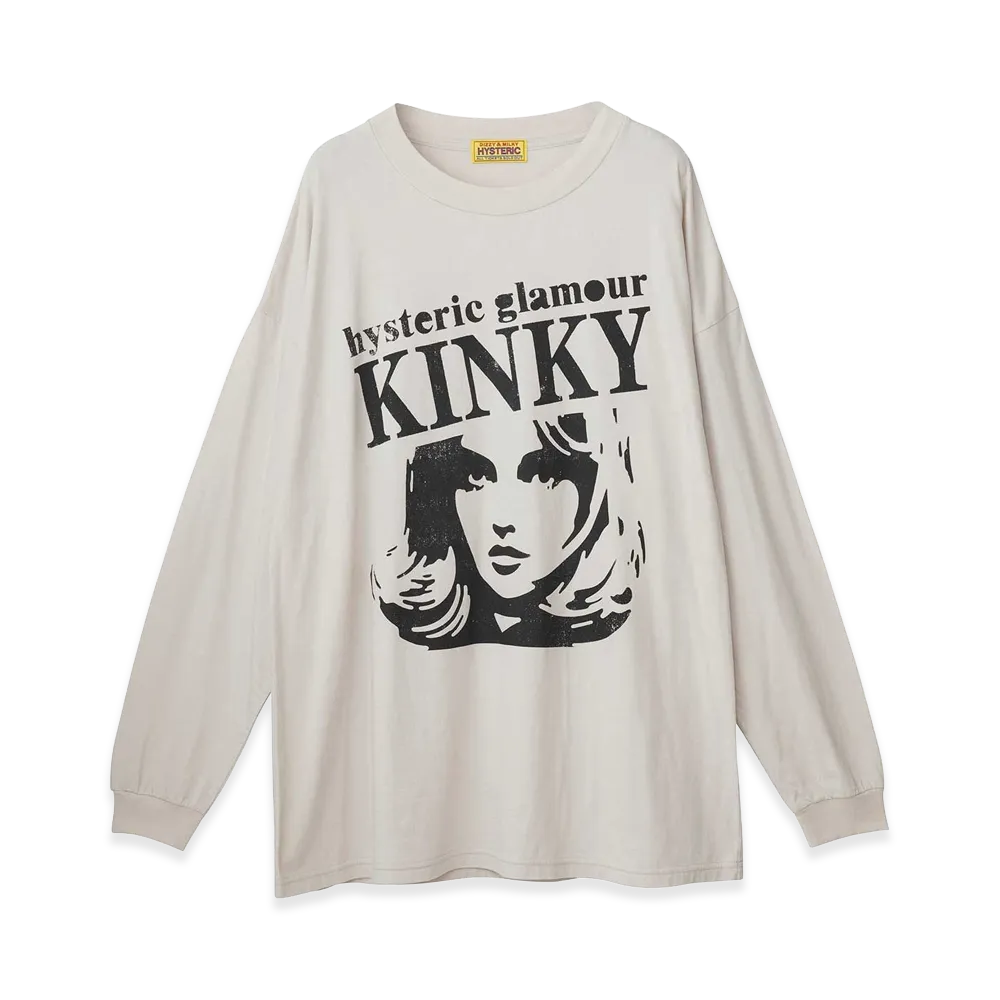 HYSTERIC GLAMOUR Women's Hysteric Kinky Tee "Beige"