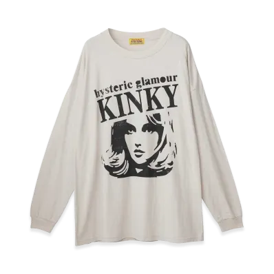 HYSTERIC GLAMOUR Women's Hysteric Kinky Tee "Beige"