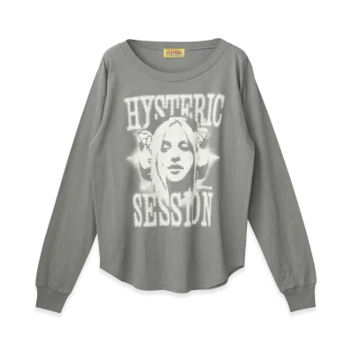 HYSTERIC GLAMOUR Women's Hysteric Session Tee "Khaki"