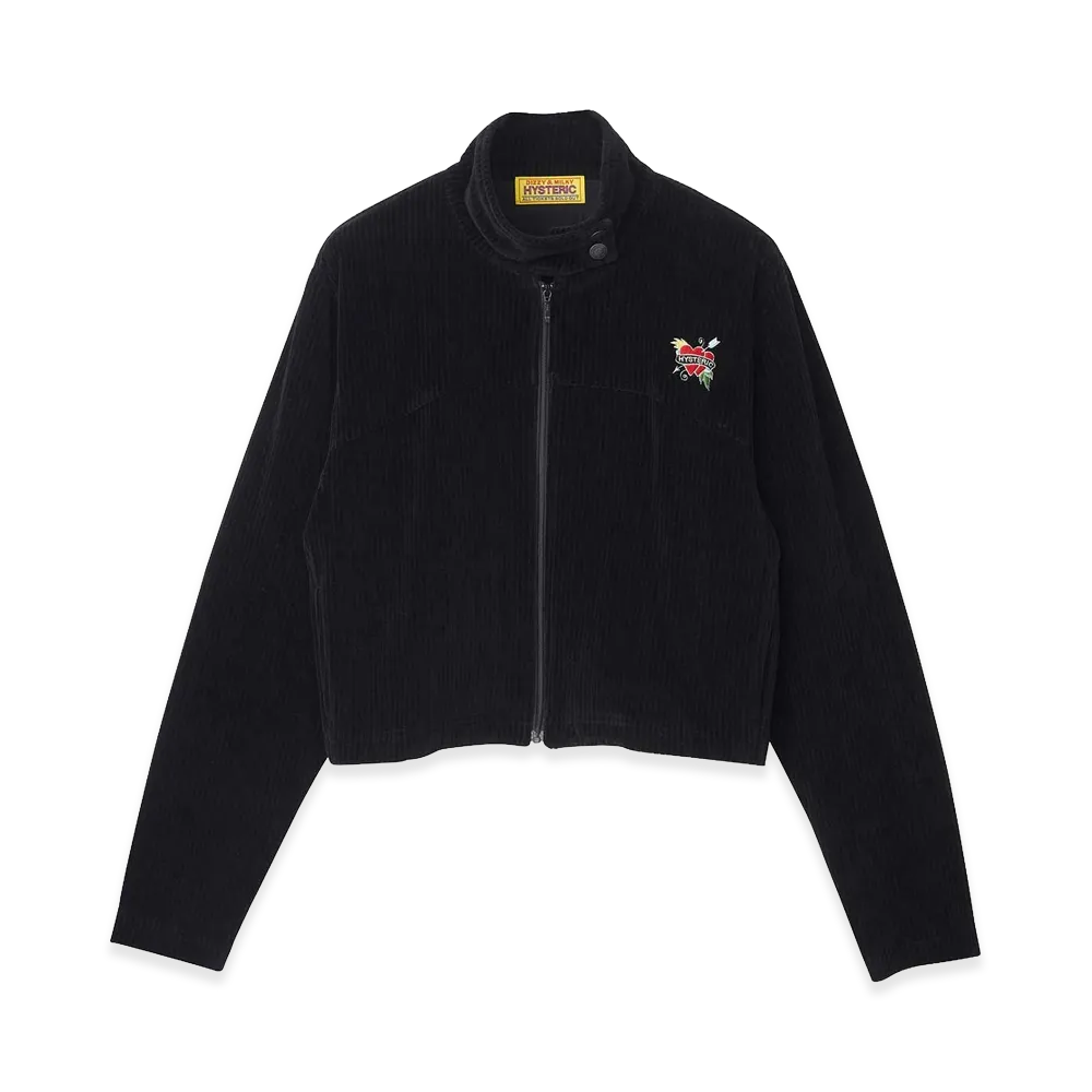 HYSTERIC GLAMOUR Women's Hysteric Arrow Hearts Embroidery Jacket "Black"