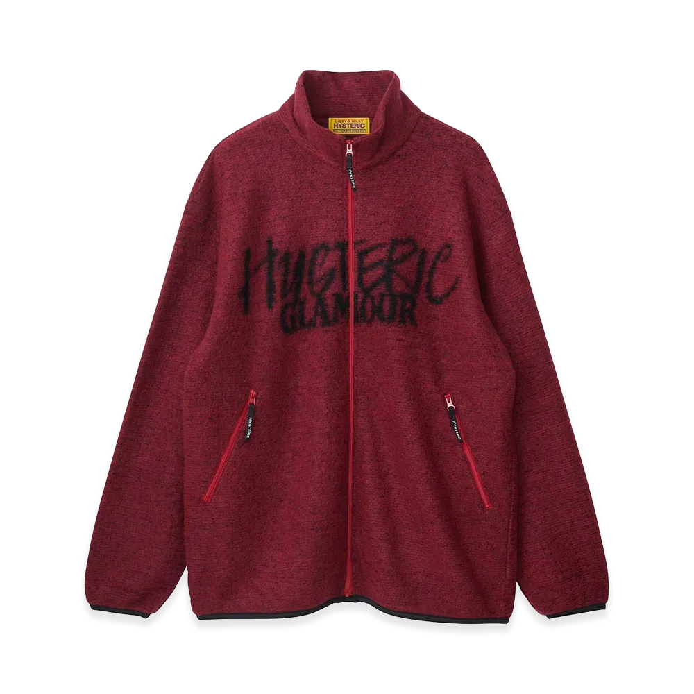 HYSTERIC GLAMOUR Women's All Music Lovers Jacquard Jumper "Pink"