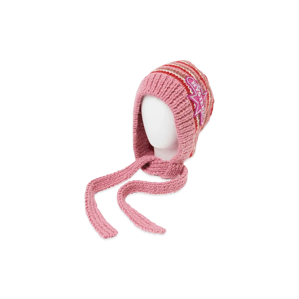 HYSTERIC GLAMOUR Women's Bright AS Hysteric Hand-Knit Cap "Pink"