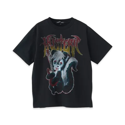 HYSTERIC GLAMOUR Kids HG Metal Skunk Tee "Black"