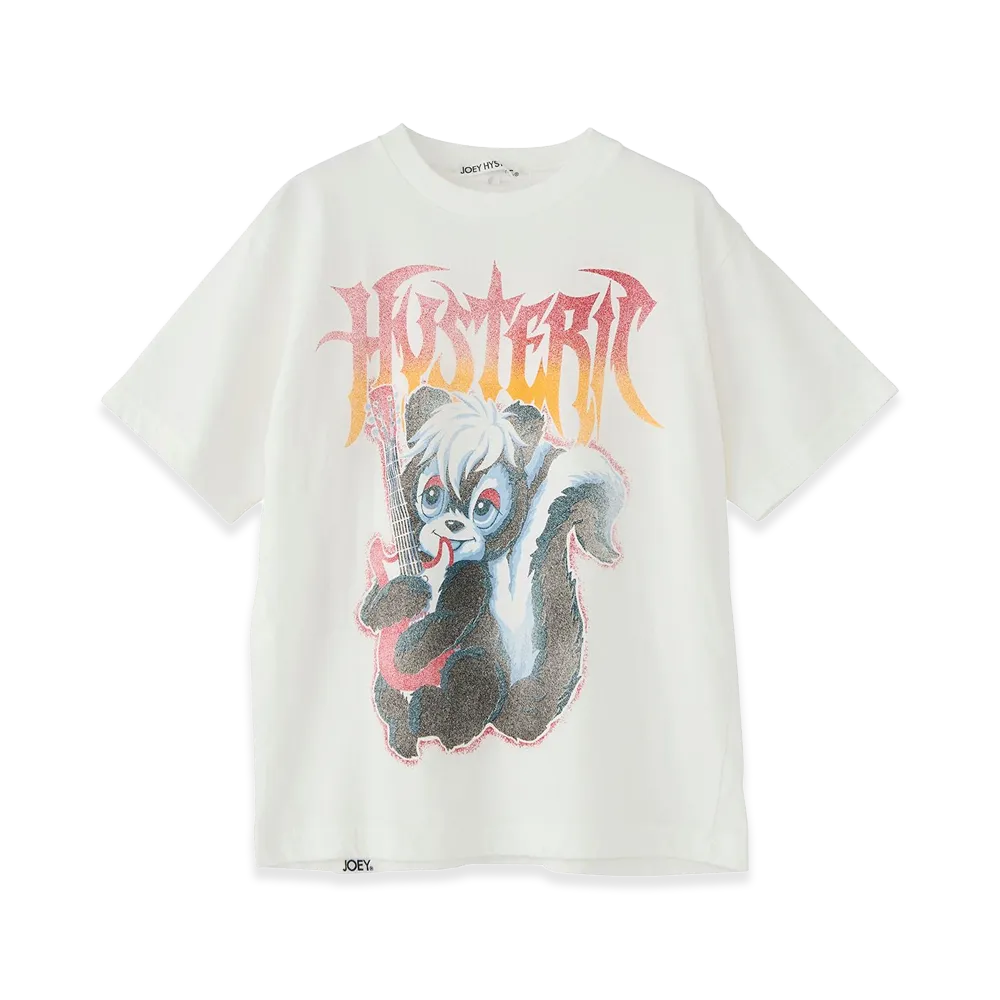 HYSTERIC GLAMOUR Kids HG Metal Skunk Tee "White"