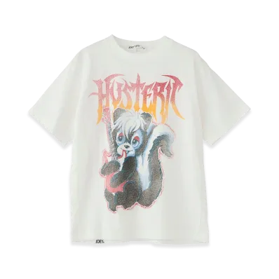 HYSTERIC GLAMOUR Kids HG Metal Skunk Tee "White"