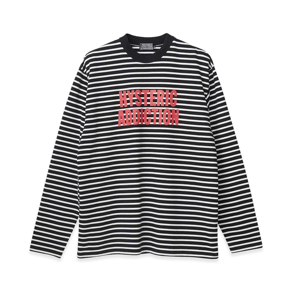 HYSTERIC GLAMOUR HYSteric Addiction Tee "Black"