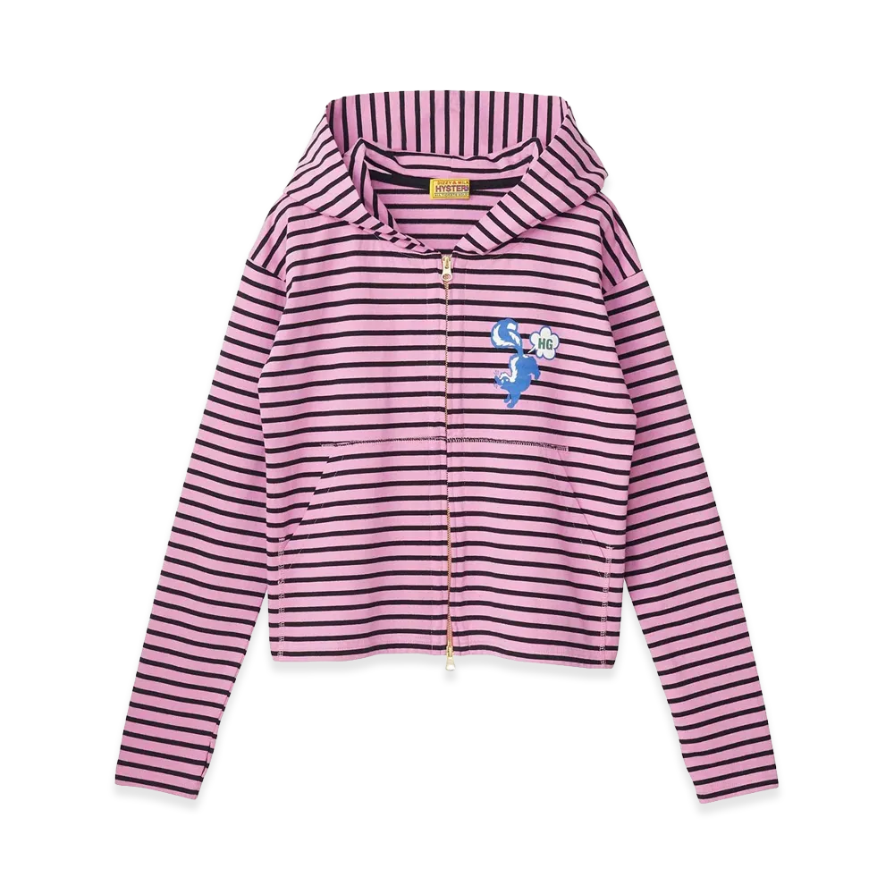 HYSTERIC GLAMOUR Women's Skunk Club Hoodie "Pink"