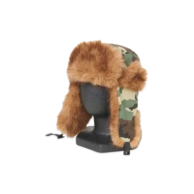 HYSTERIC GLAMOUR Women's Weirdo In Woodland Flight Cap "Khaki"