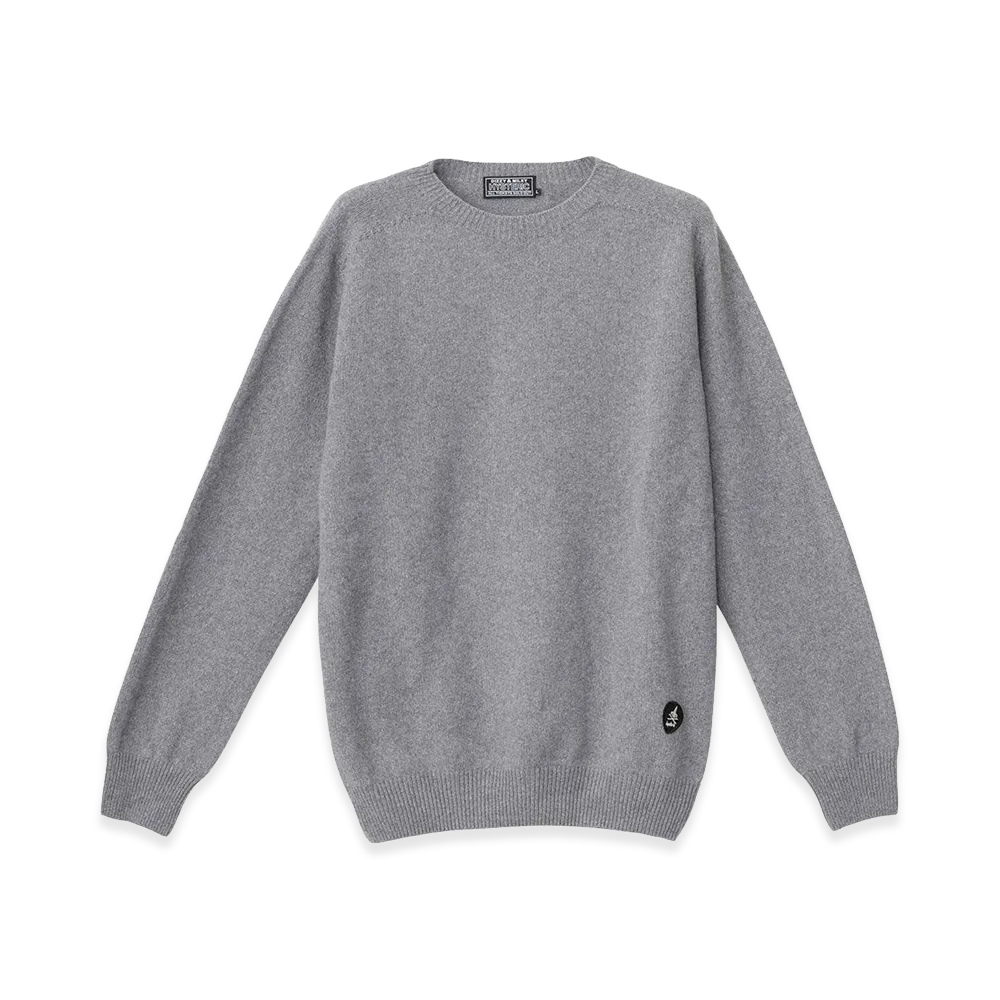 HYSTERIC GLAMOUR Hysteric Pick Patch Sweater "Top Grey"