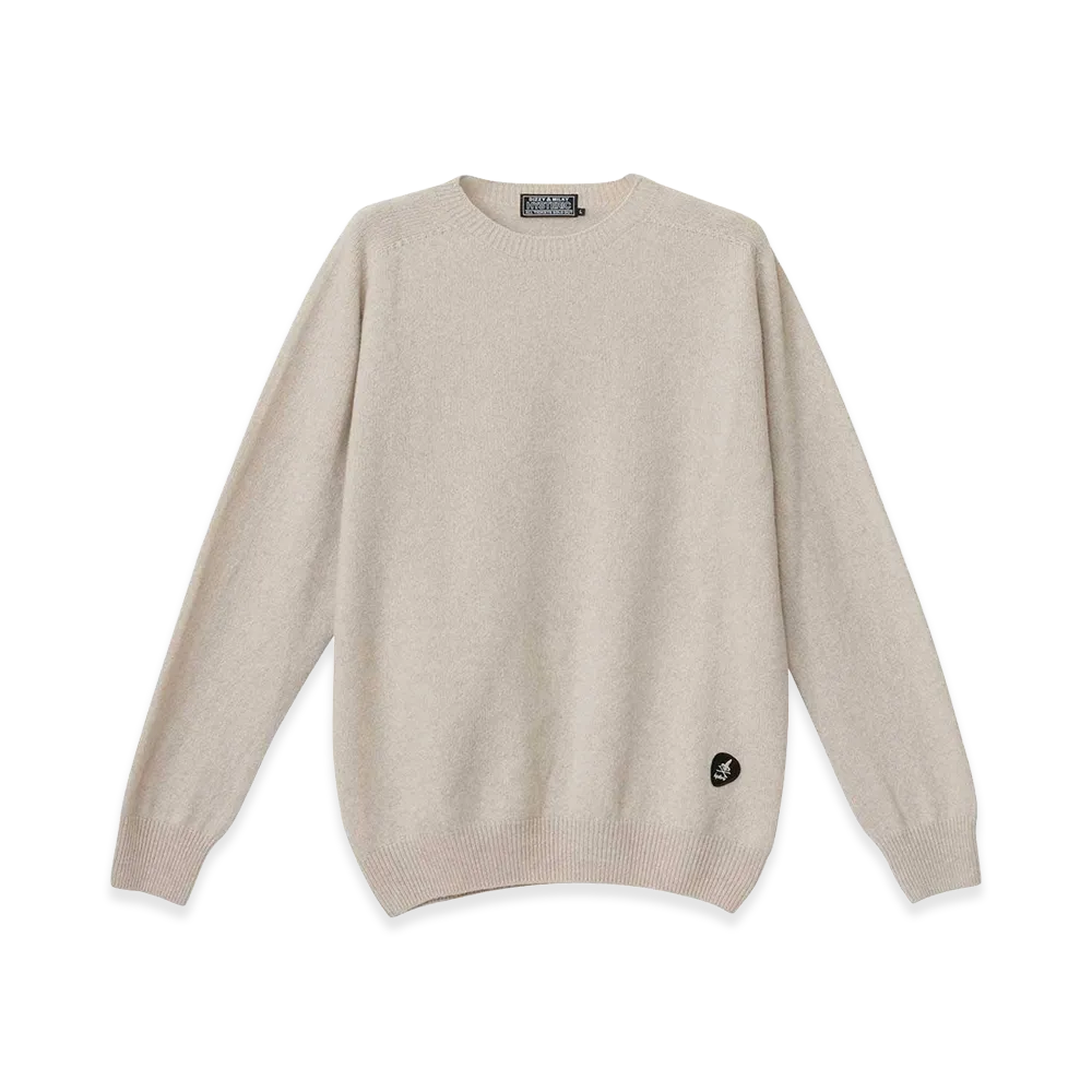 HYSTERIC GLAMOUR Hysteric Pick Patch Sweater "White"