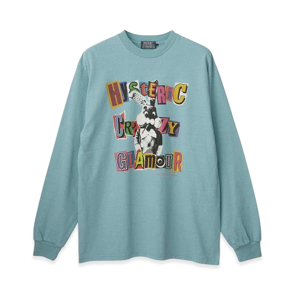HYSTERIC GLAMOUR Rabbit Affair T-Shirt "Green"