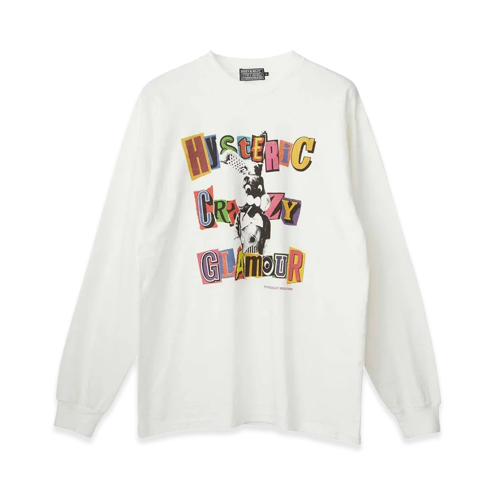 HYSTERIC GLAMOUR Rabbit Affair T-Shirt "White"