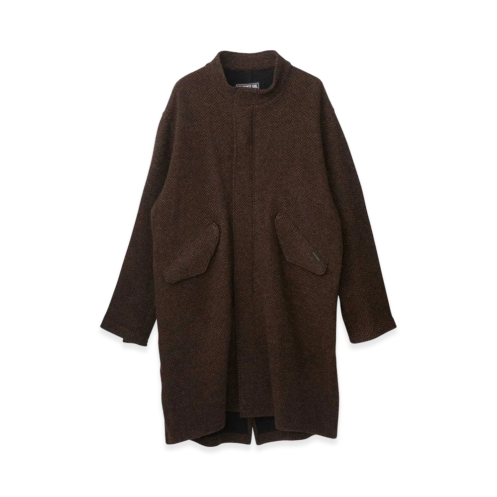 HYSTERIC GLAMOUR M-65 Stand Collar Coat "Brown"