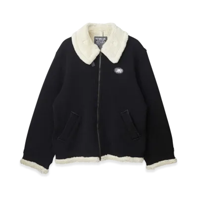 HYSTERIC GLAMOUR Evil Glamour Patch B-3 Flight Jacket "Black"