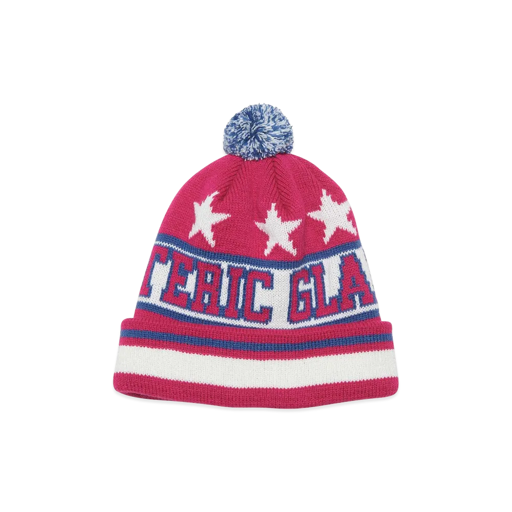HYSTERIC GLAMOUR Hysteric Star Pom-Pom Beanie "Pink"