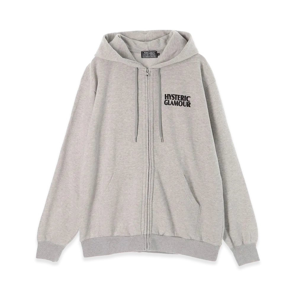 HYSTERIC GLAMOUR US Cobra Hoodie "Top Grey"