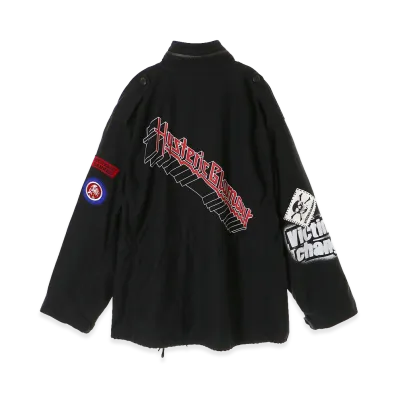 HYSTERIC GLAMOUR Victim Of Changes M-65 Field Jacket "Black"