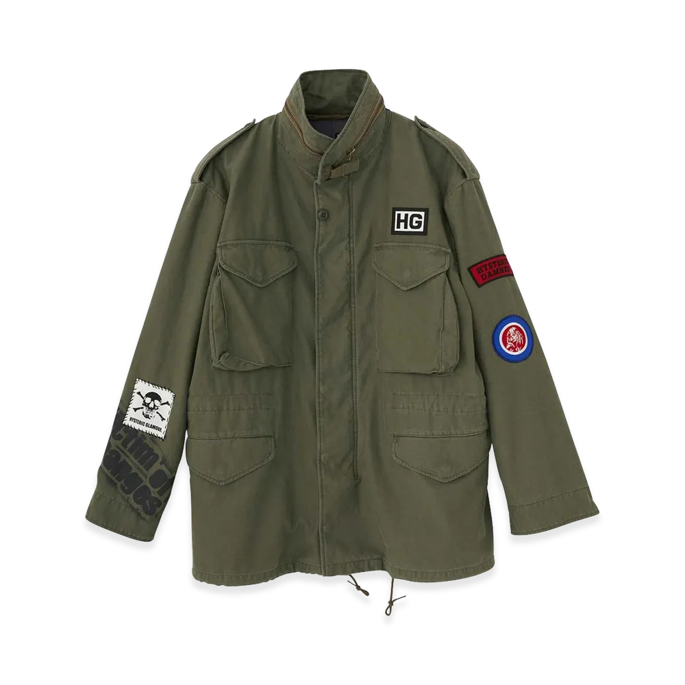 HYSTERIC GLAMOUR Victim Of Changes M-65 Field Jacket "Khaki"